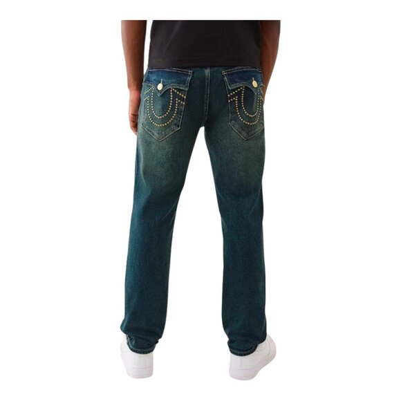 True Religion Geno Studded Horseshoe Relaxed Slim Jeans | NWT - Picture 8 of 8